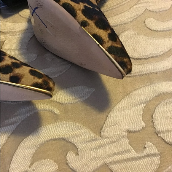 NEW TORY BURCH LEOPARD PRINT CALF HAIR ANKLE BOOT, leather, Size 7, - Picture 7 of 10